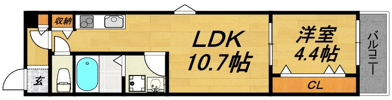 LECOCON一宮の間取り