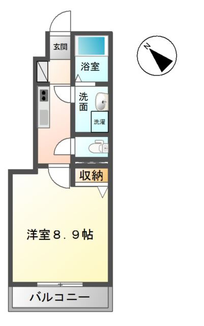 グリュックⅤの間取り