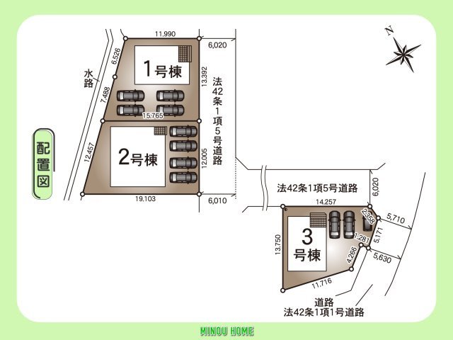 東彼杵町蔵本郷-第3の区画図|■■分譲地全体配置図■■