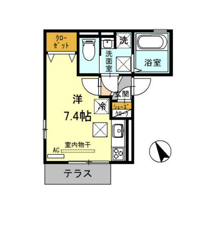 アルコ　ウメキタ　Ⅲの間取り