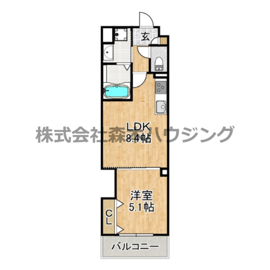 【間取り】 | 　クリエオーレ星田