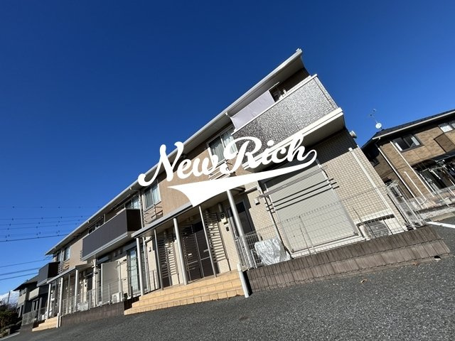高崎市貝沢町のアパートの外観