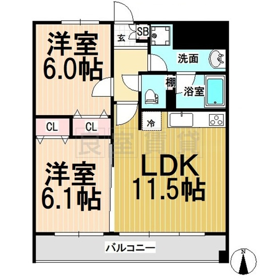 【間取り】 | レジェンド K