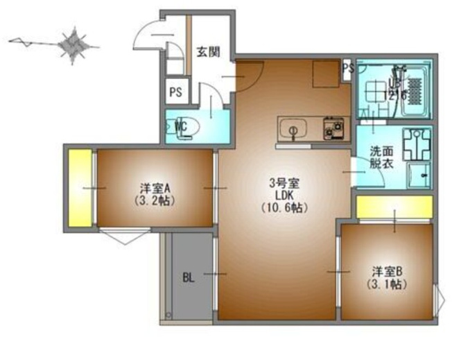 【間取り】 | REGALEST WOOD TERRACE JOSHIN