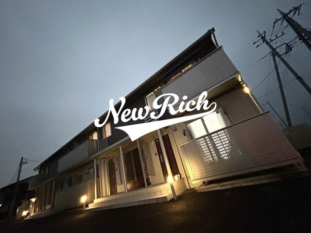 前橋市上長磯町のアパートの外観