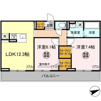 【間取り】 | アルメリア　B棟