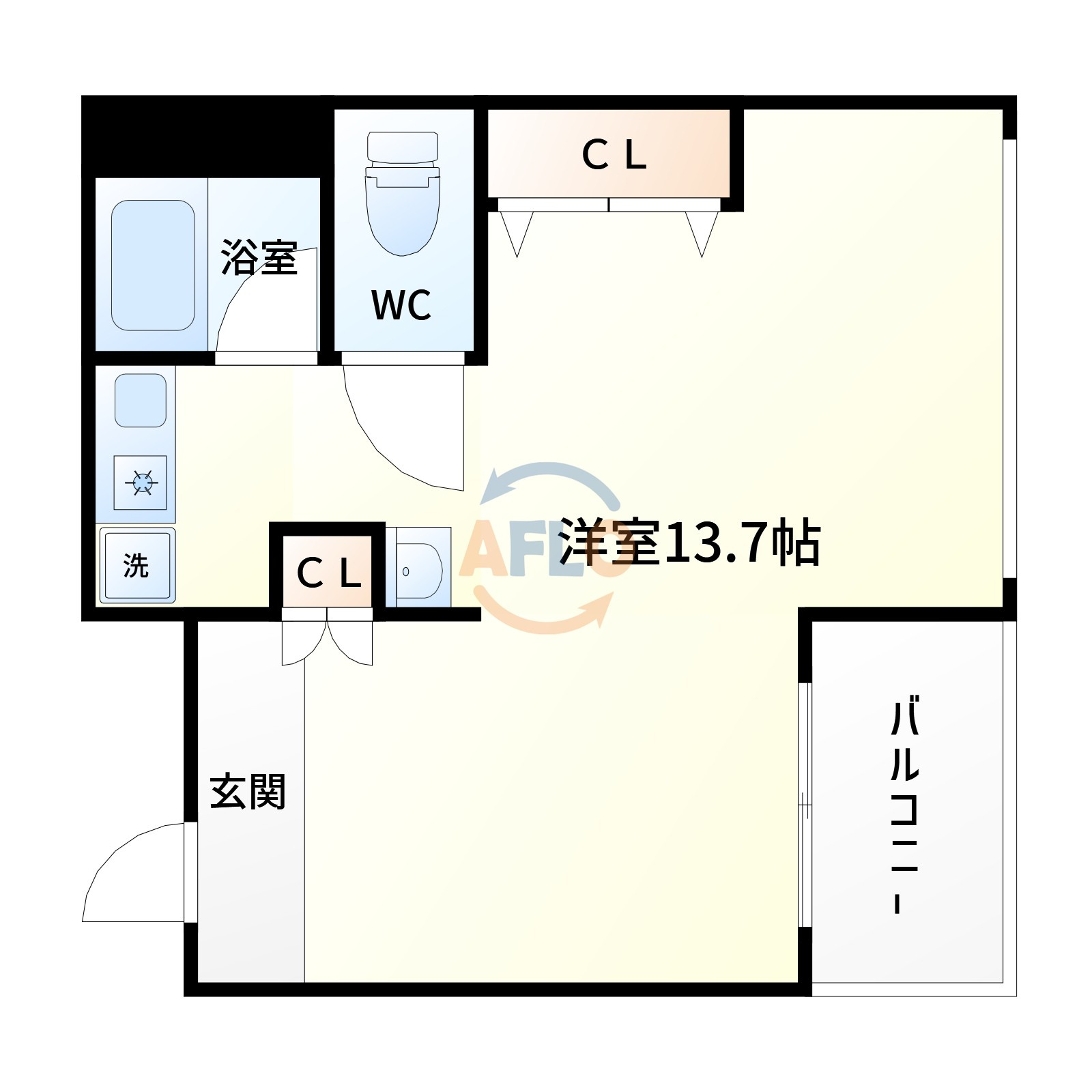 H`s flatsの間取り|H's flats　間取り