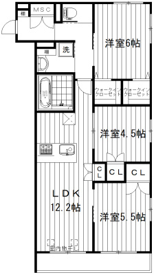 ソフィア文園の間取り