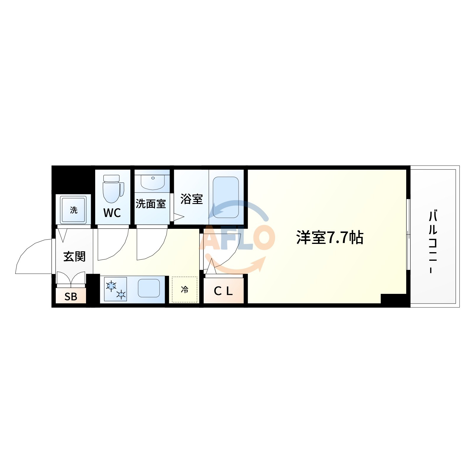 サムティ江坂レガーロの間取り|サムティ江坂レガーロ　間取り