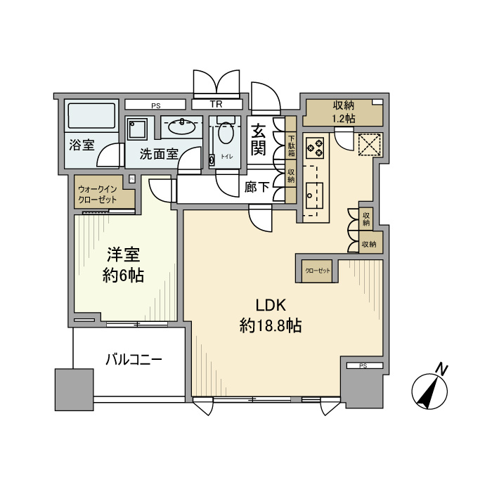 シティタワー有明の間取り