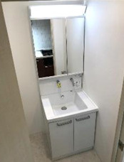 千代田区神田東松下町の賃貸マンションの独立洗面台