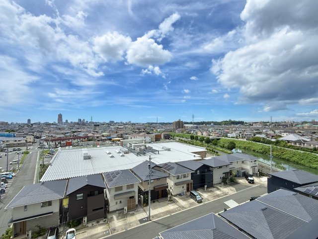 ノブレス浜松早出の展望|バルコニーからの眺望は、前面棟がほぼありませんので気持ちの良い眺めを楽しむことができます！