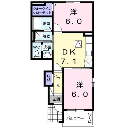 【間取り】 | ルピナスＢ