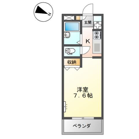 サンルームあじさいの間取り