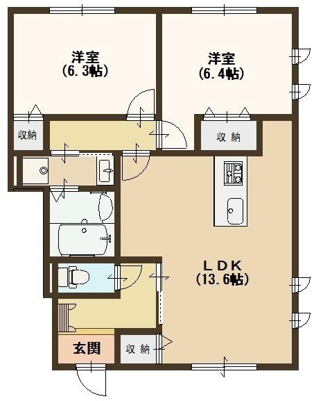 ＡＭＥＲＩＡの間取り