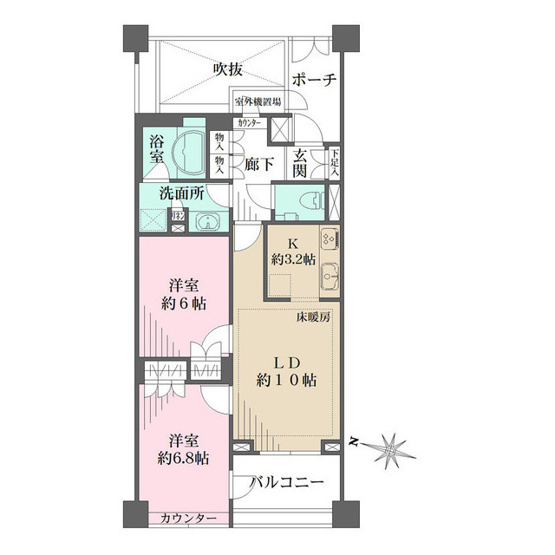 【間取り】 | パークハウス千石丸山町