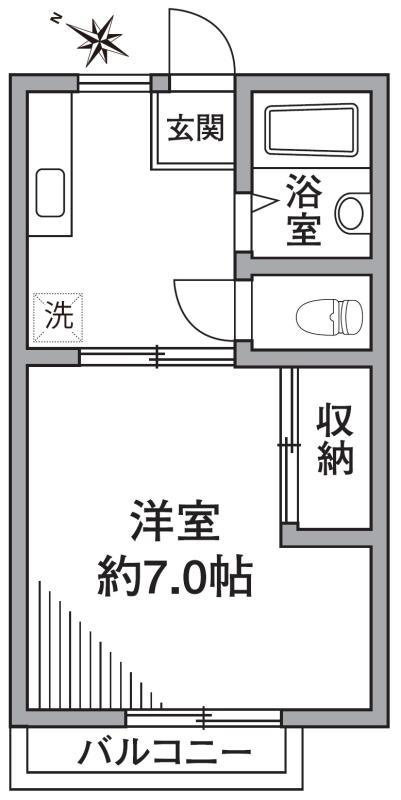 クレッシェンドKの間取り|間取り図