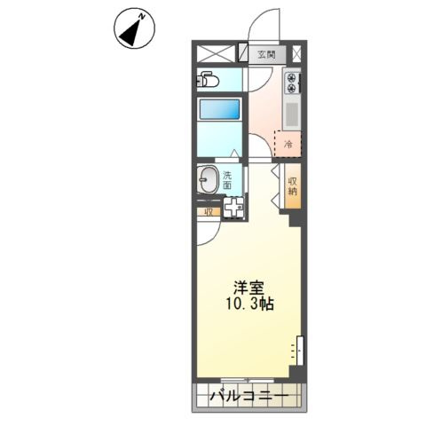 プロムナード石津の間取り