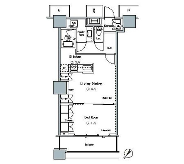 【間取り】 | ＴＨＥ　ＴＯＫＹＯ　ＴＯＷＥＲＳ　ＭＩＤＴＯＷＥＲ