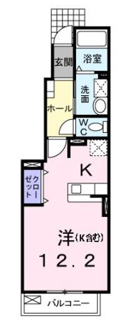 グリーンヴィラージュＢ棟の間取り