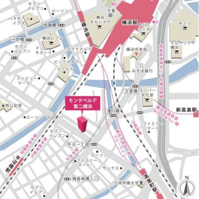 モンテベルデ第２横浜の地図