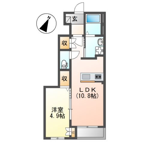 ルオント　ヴァロの間取り