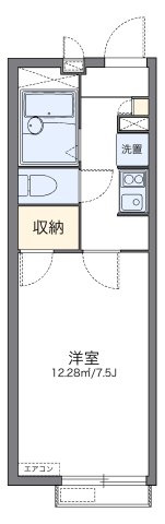 レオパレス高伸の間取り