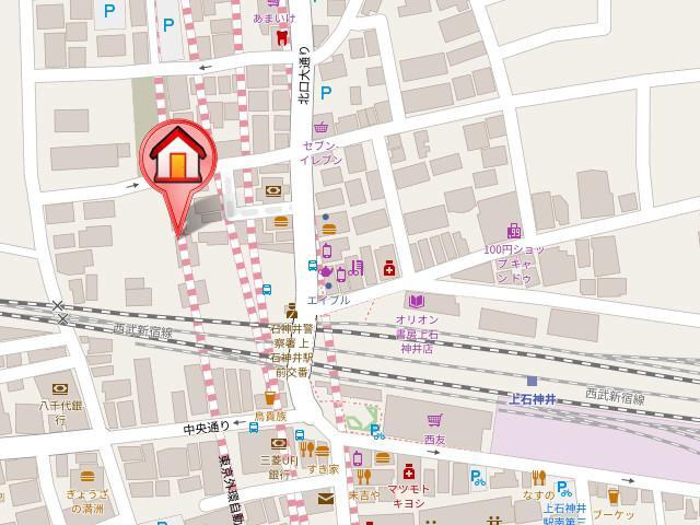 アウローラレジデンスの地図