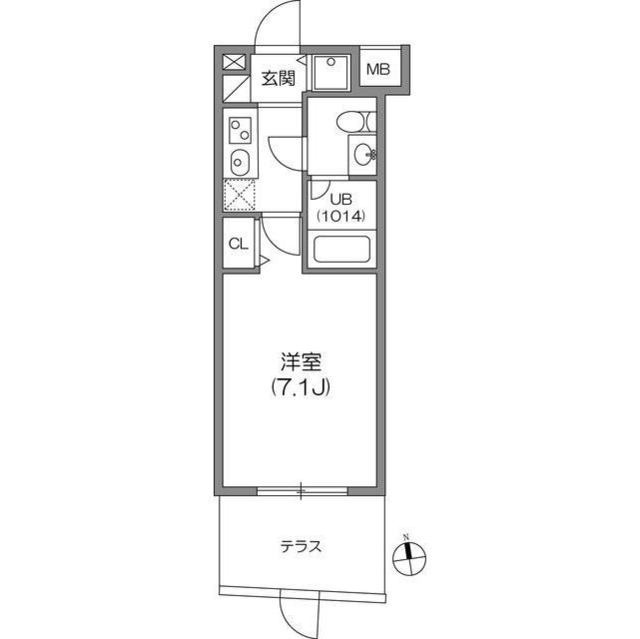 ガーラプレイス八幡山壱番館の間取り