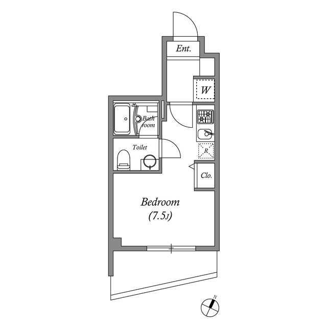 ＳＱＵＡＲＥ　ＣＩＴＹ　ＫＡＮＡＭＡＣＨＩの間取り