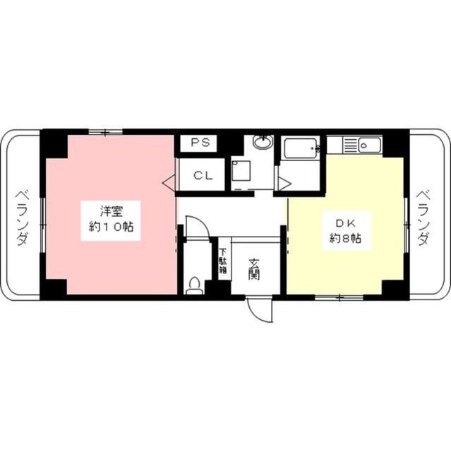 シャトーみずほの間取り