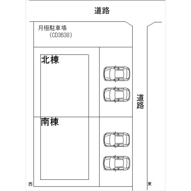 甥田町稲垣貸家の外観
