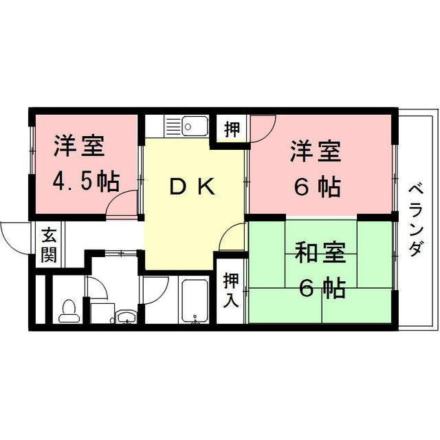 レジデンス桜田の間取り
