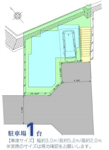 【横浜市南区六ツ川2丁目63-18新築戸建て】★仲介手数料無料★（六つ川西小学校・六ツ川中学校）の区画図
