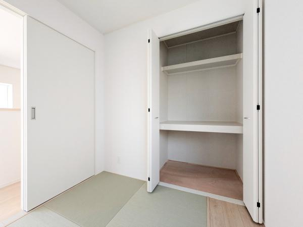 横浜市緑区上山３丁目の新築一戸建の収納|押し入れは来客用の布団や、大きなものを
入れておくときに重宝します！