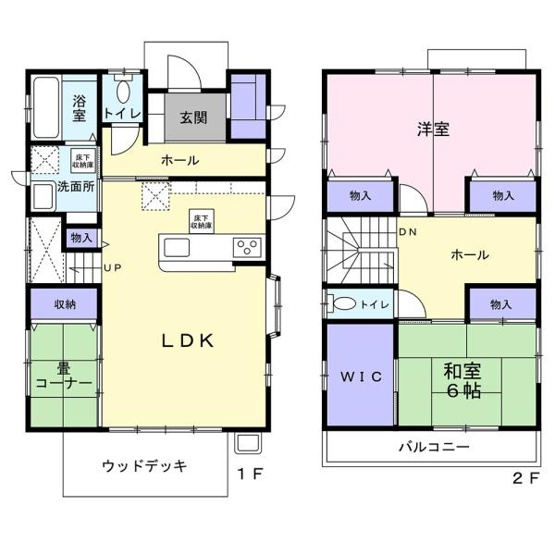 【間取り】 | 浜佐田町中古戸建て