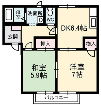 【間取り】 | シュベール浜坂 | 間取り