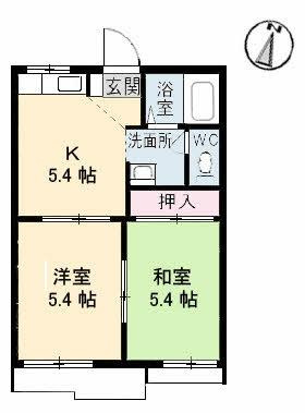 【間取り】 | チェリーコート　B棟 | 間取り