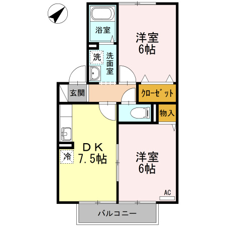 【間取り】 | ハイツ　アビス