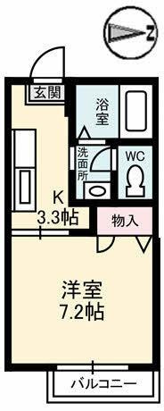 【間取り】 | アルカディア　１棟 | 間取り