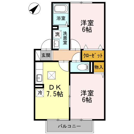 【間取り】 | ハイツ　アビス | 間取り