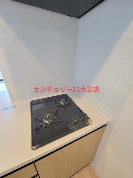 Louis Residence 弁天町のキッチン|★人気の２口ガスコンロ★