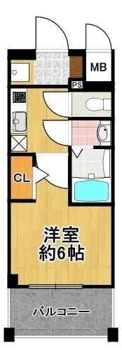エスリード大阪ドームシティの間取り