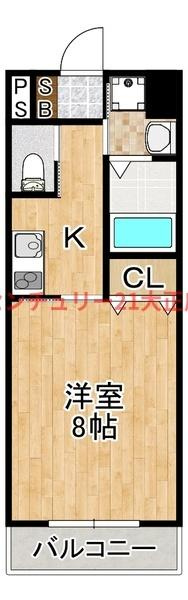エグゼ大阪BAYの間取り