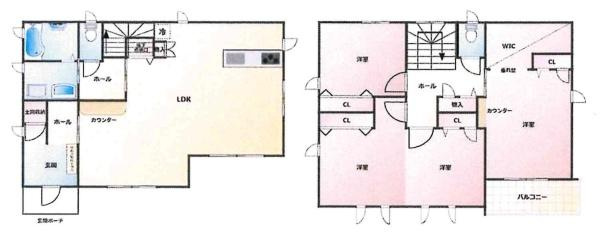 岡崎市西蔵前町・中古戸建の間取り|間取り図です