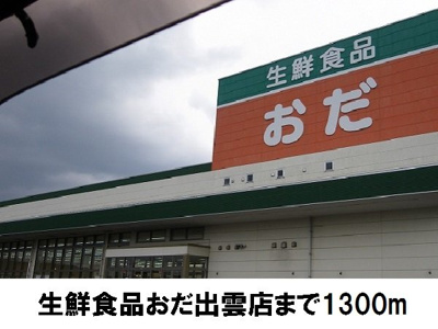 【周辺】 | カーサ　プラシードＢ | 生鮮食品おだ出雲店まで1300m