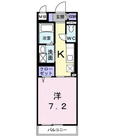 フィオーレ三鷹台の間取り