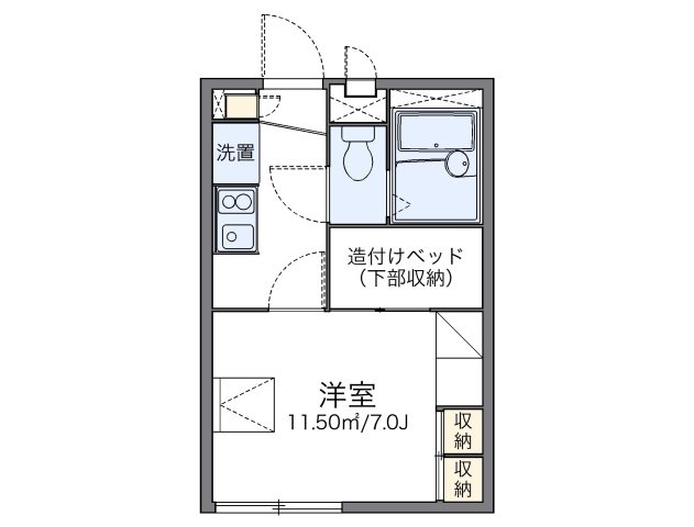 レオパレスみかけの間取り