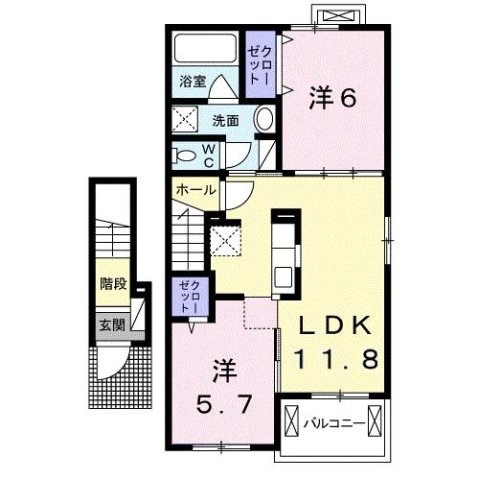 【間取り】 | サン・プリムローズⅠ