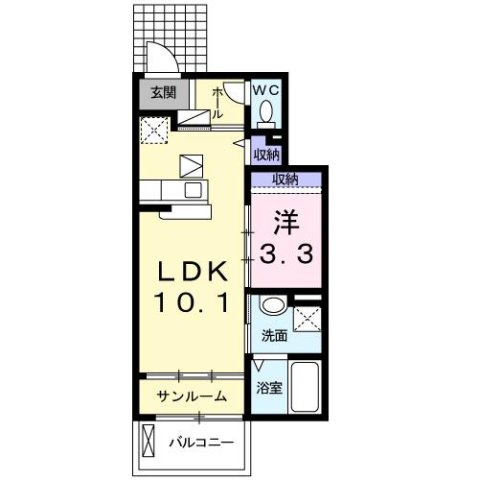 サン　フォレストの間取り